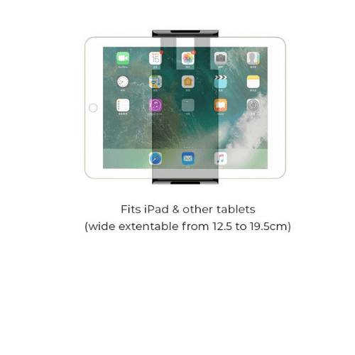 Adjustable Multi-Purpose Tablet Holder (WHITE) Hair Jikoo