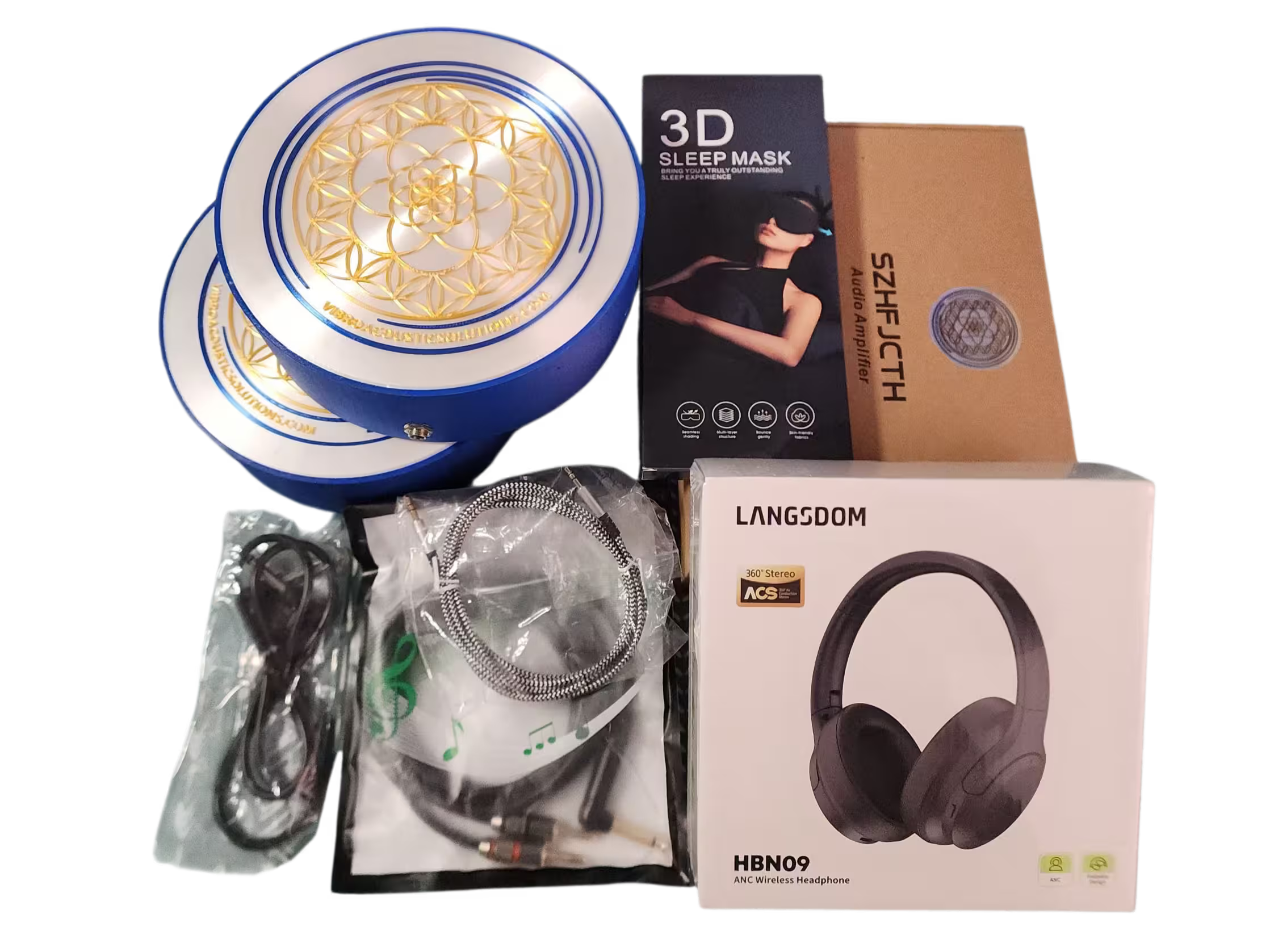 Vibroacoustic Therapy DIY Sound Bed Kit Attachments for Massage Table Vibroacoustic Solutions