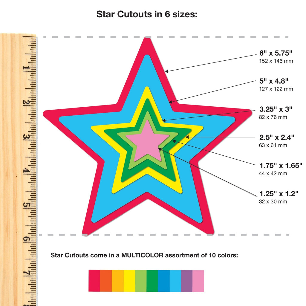 Star Cutouts FreshCut Crafts