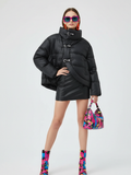 Statement Buckle Puffer Jacket CHELSEA BYMANYC ® New York BYMANYC ® New York