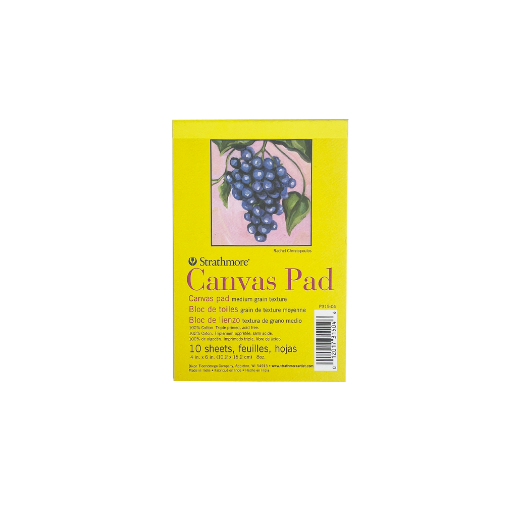 Strathmore Canvas Pad 300 Series 4x6- 10 sheets ShopSketchBox