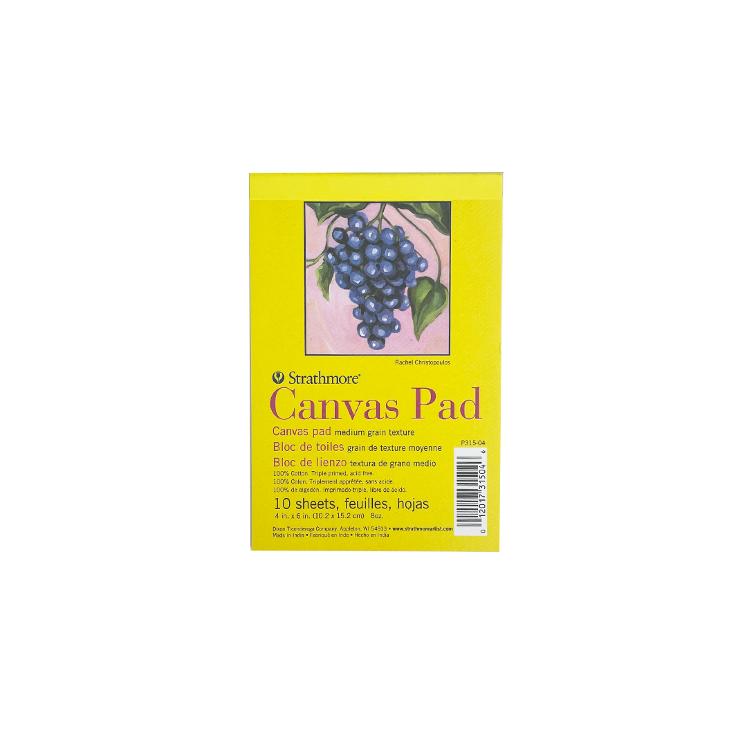 Strathmore Canvas Pad 300 Series 4x6- 10 sheets ShopSketchBox