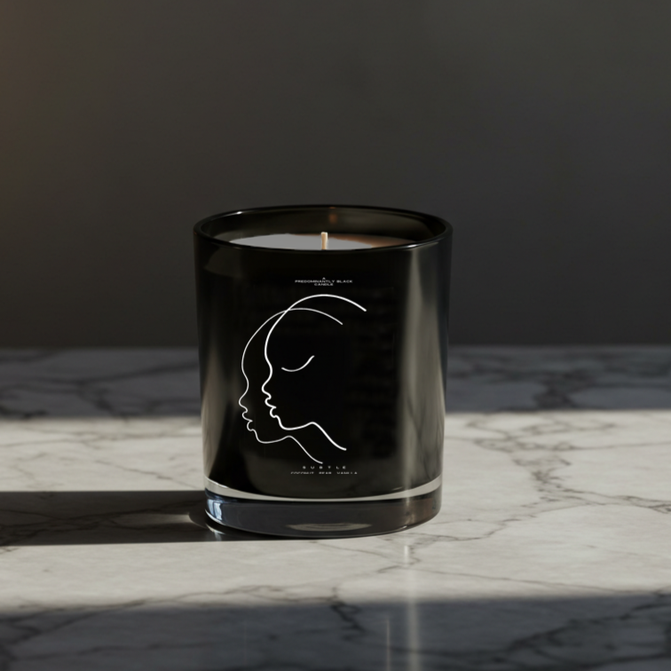 A SUBTLE CANDLE - ORIGINAL ARTWORK Predominantly Black