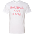 Baseball Official Baseball Isn't Boring Unisex T-Shirt White SwingJuice LLC