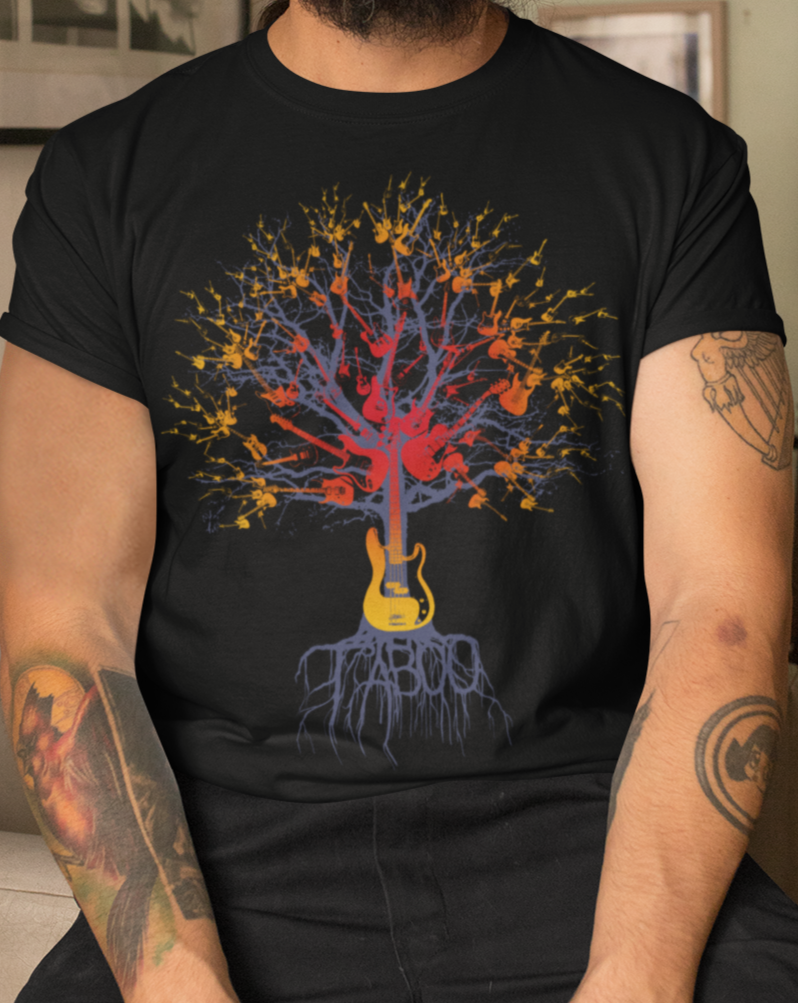 Gradient Guitar Tree T-Shirt Taboo