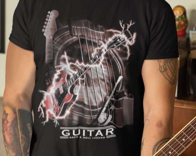 Guitar Lightning T-Shirt Taboo