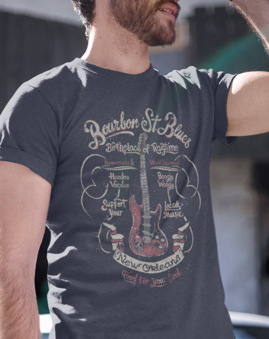Bourbon St Blues T-Shirt Taboo