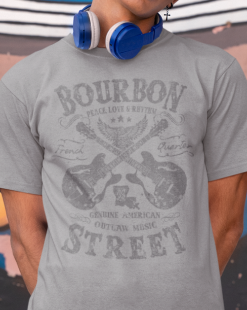 Bourbon Street Outlaw Design T-Shirt Taboo