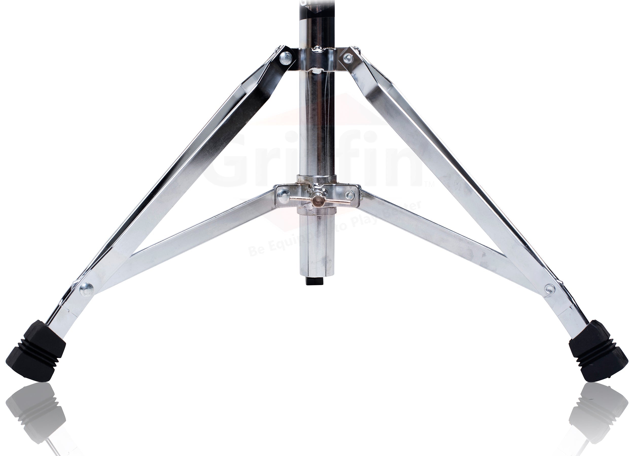 Snare Stand & Drum Throne 2-PACK Set by GRIFFIN | Percussion Chrome Hardware Kit & Double Braced Light-Weight Mount for Standard Snares, Tom-Toms & Practice Pad | Slip-Proof Gear Tilter & Clamp Holder GeekStands.com