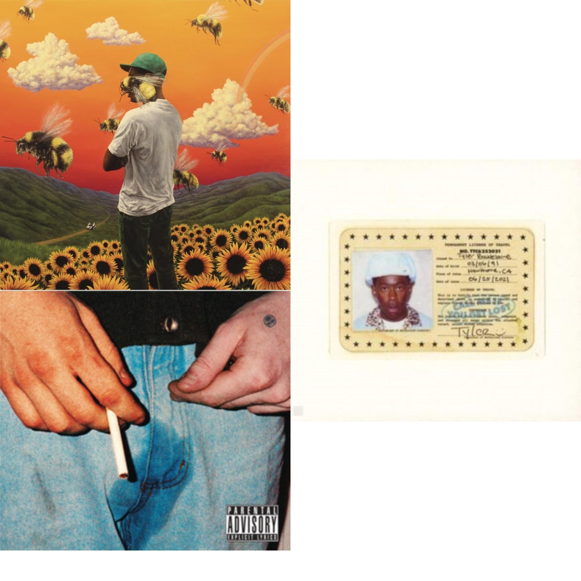 The Creator Tyler - Flower Boy & Cherry Bomb (Exp) & Call Me If You Get Lost - CD Bundle Bundle Music