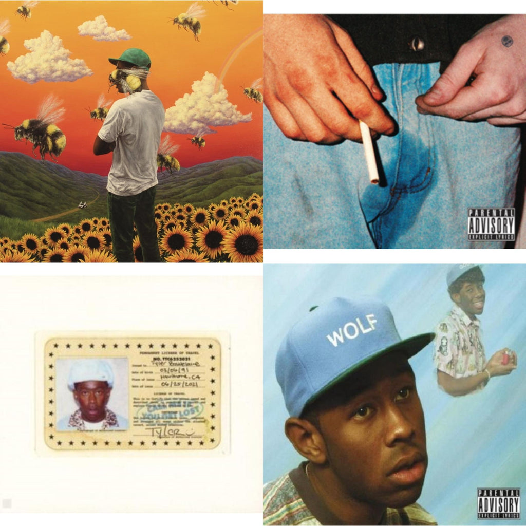 The Creator Tyler - Flower Boy & Cherry Bomb (Exp) & Call Me If You Get Lost & Wolf - CD Bundle Bundle Music