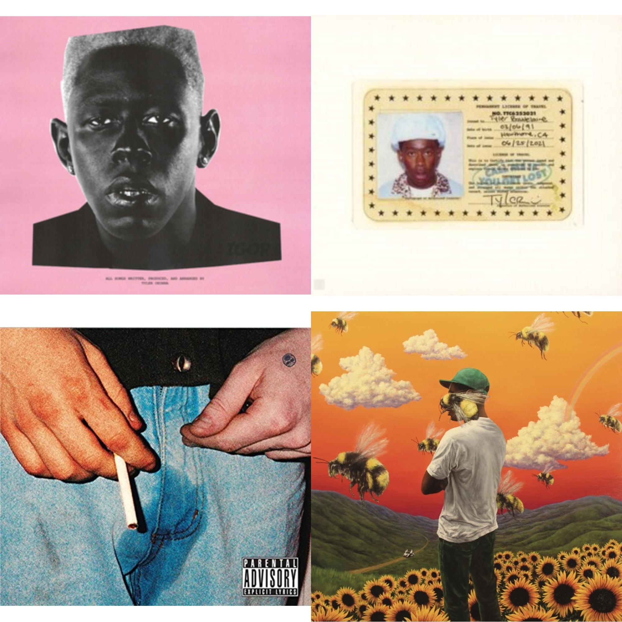 The Creator Tyler - Igor (X) & Call Me If You Get Lost & Cherry Bomb (Exp) & Flower Boy - CD Bundle Bundle Music