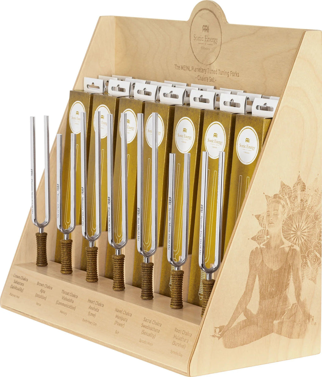 21-Piece Planetary Tuned Tuning Fork Chakra Display Set Utah Energy Healing Center