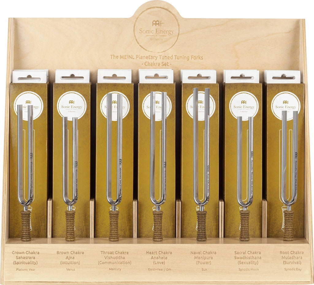 21-Piece Planetary Tuned Tuning Fork Chakra Display Set Utah Energy Healing Center