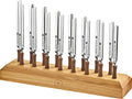 16-Piece Planetary Tuned Tuning Fork Set incl. Holder Utah Energy Healing Center