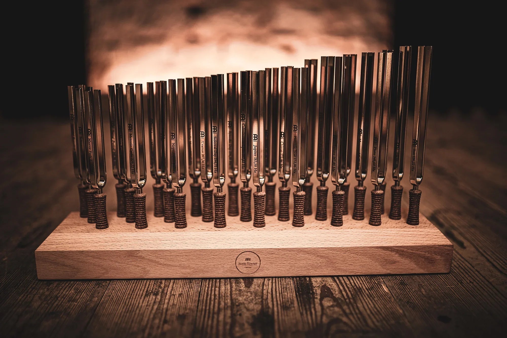 27-Piece Planetary Tuned Tuning Fork Set incl. Holder Utah Energy Healing Center