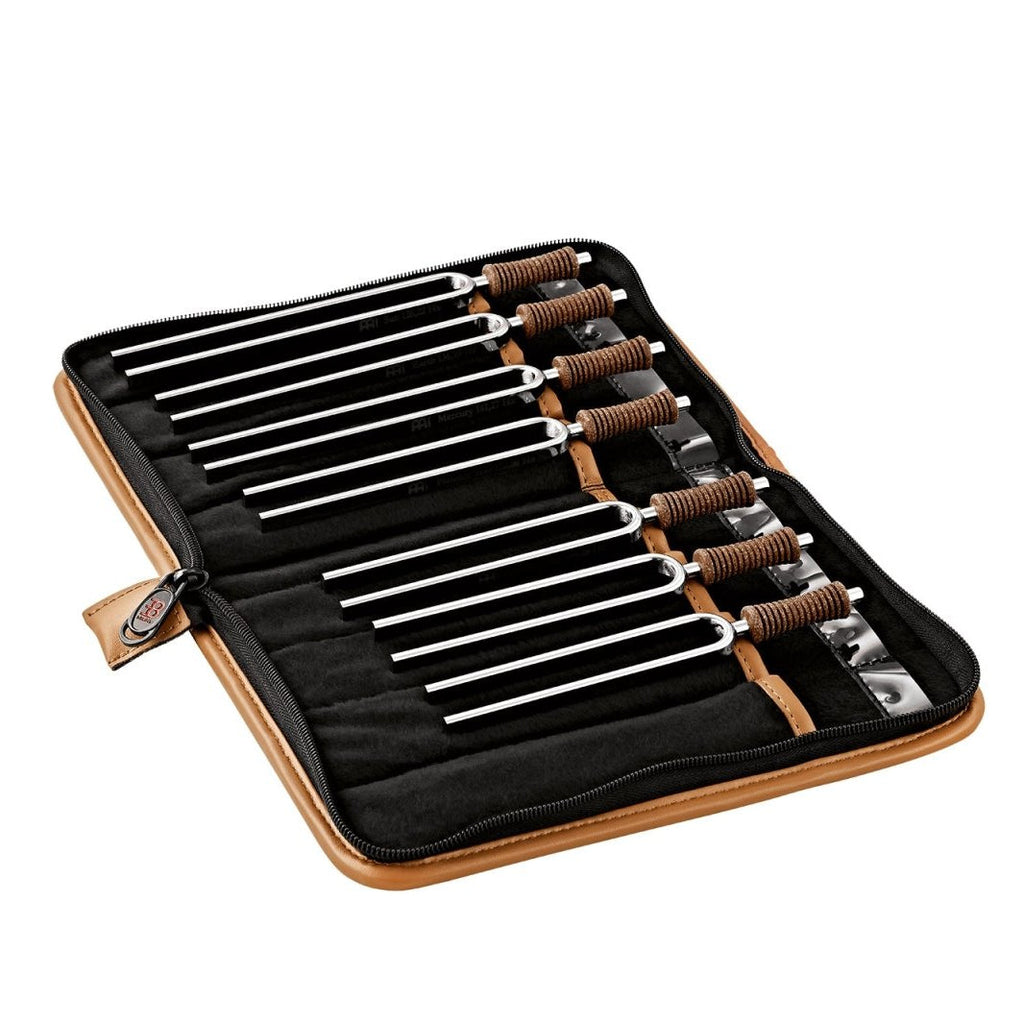 7 Chakra Healing Tuning Fork Set with Travel Case Sound Healing LAB