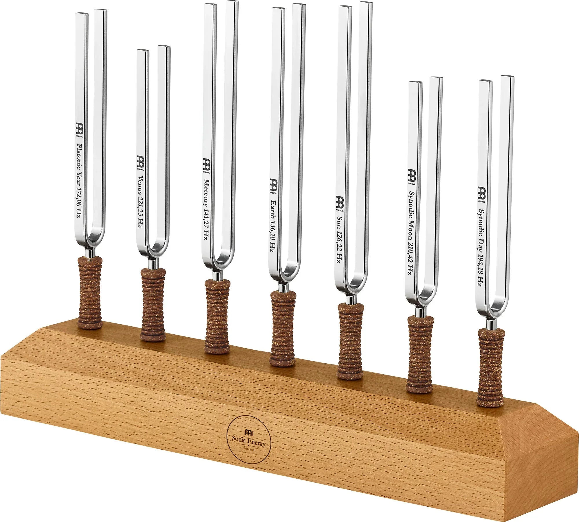 7-Piece Planetary Tuned Tuning Fork Chakra Set incl. Holder Utah Energy Healing Center
