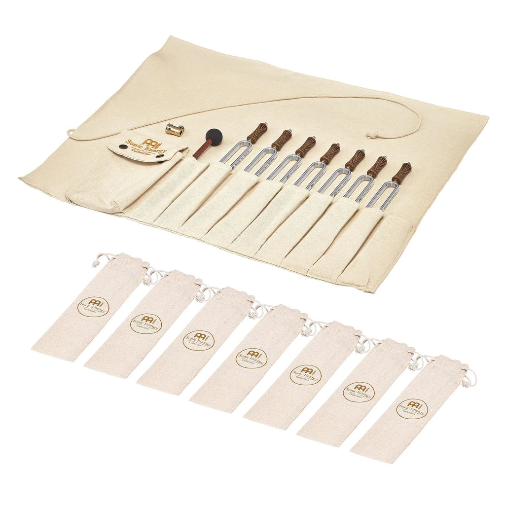 Planetary Tuned Tuning Fork Chakra Set, Incl. Rollup Bag & Tuning Fork Vibration Foot Utah Energy Healing Center