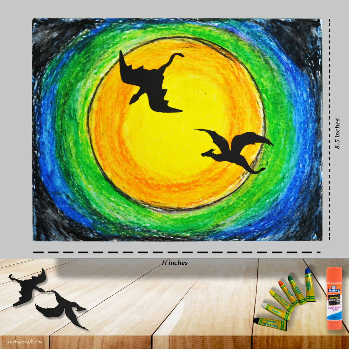 The Fiery Dragon & The Mystical Unicorn Witch DIY Craft Kit Box Combo The Kids Craft