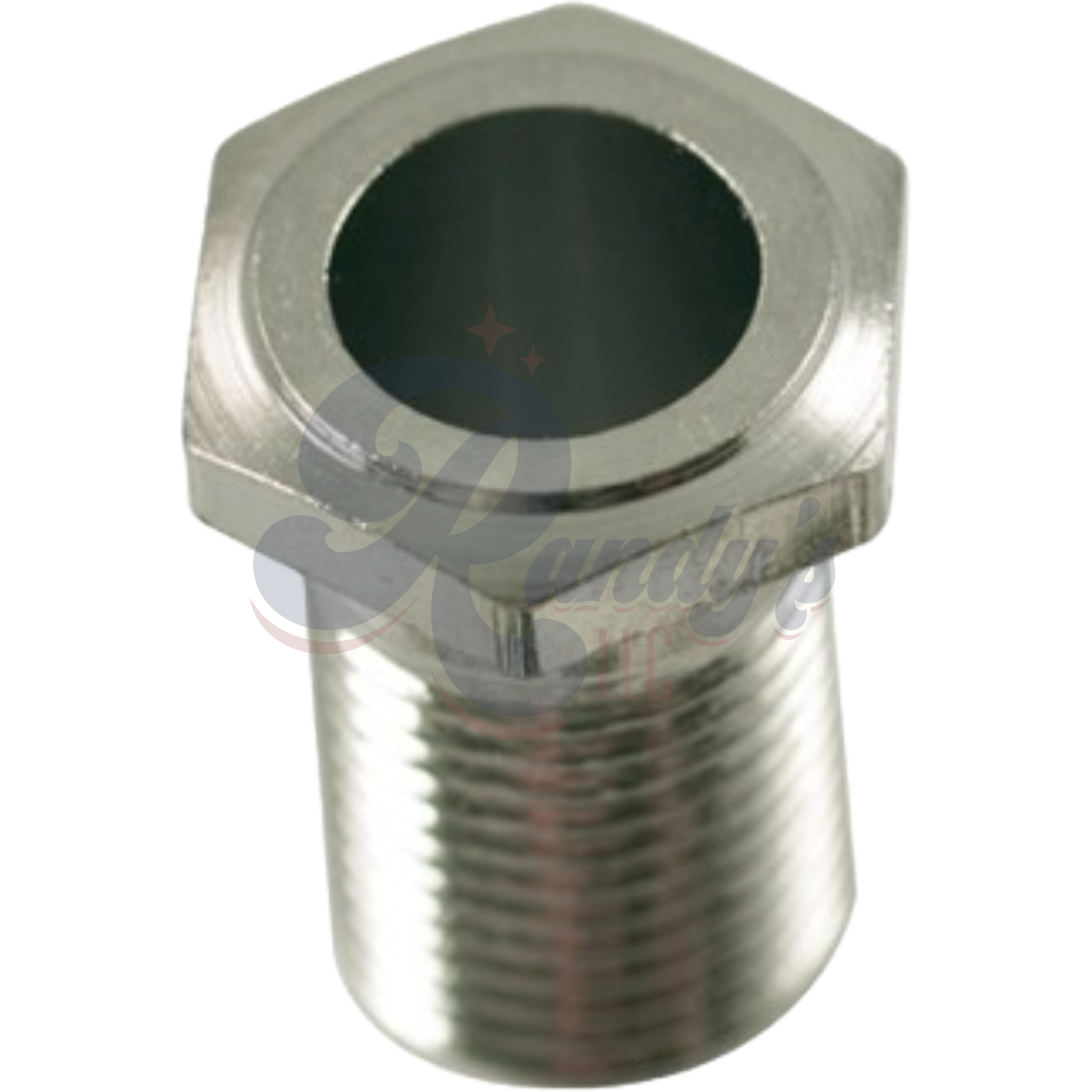 Kluson Replacement Threaded Hex Head Bushing For Contemporary Diecast Series Tuning Machines (Individual) - Fits GOTOH® & Grover® CLOSEOUT Randy's LLC