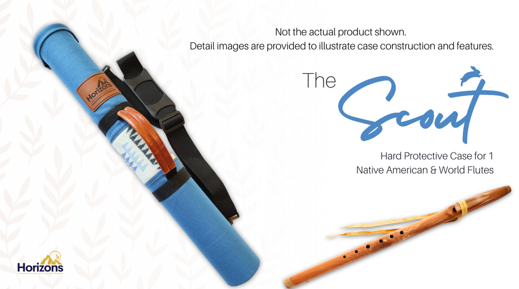 Scout XL (Light Blue) Native Flute Case #ISSC7 | In-Stock Case [Holds 1 flute] Horizons Flute Store