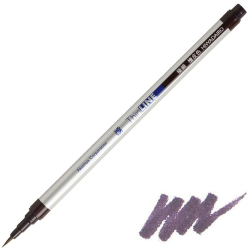 Akashiya SAI Brush Pen ThinLINE- Purple ShopSketchBox