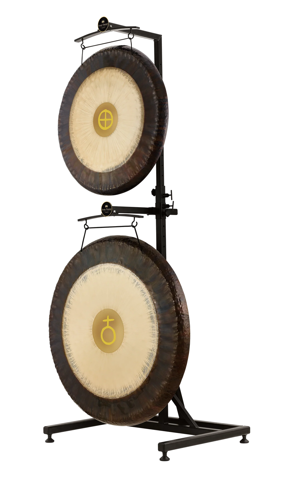 Pro Gong Stand, Up to 40",  Black Powder-coated Steel Utah Energy Healing Center