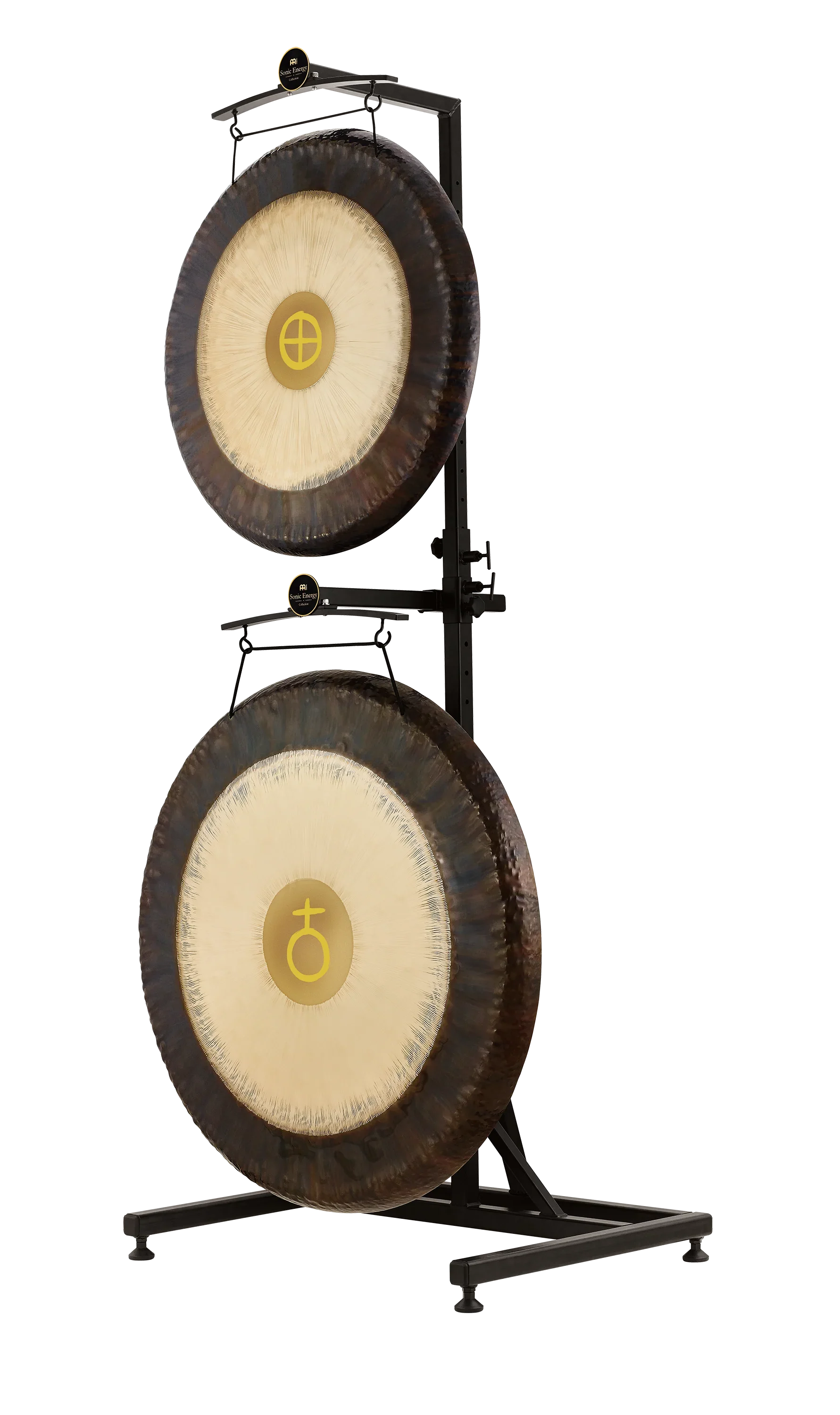 Pro Gong Stand, Up to 40",  Black Powder-coated Steel Utah Energy Healing Center