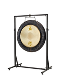 Framed Gong Stand, Up to 40", Black Powder-Coated Steel Utah Energy Healing Center