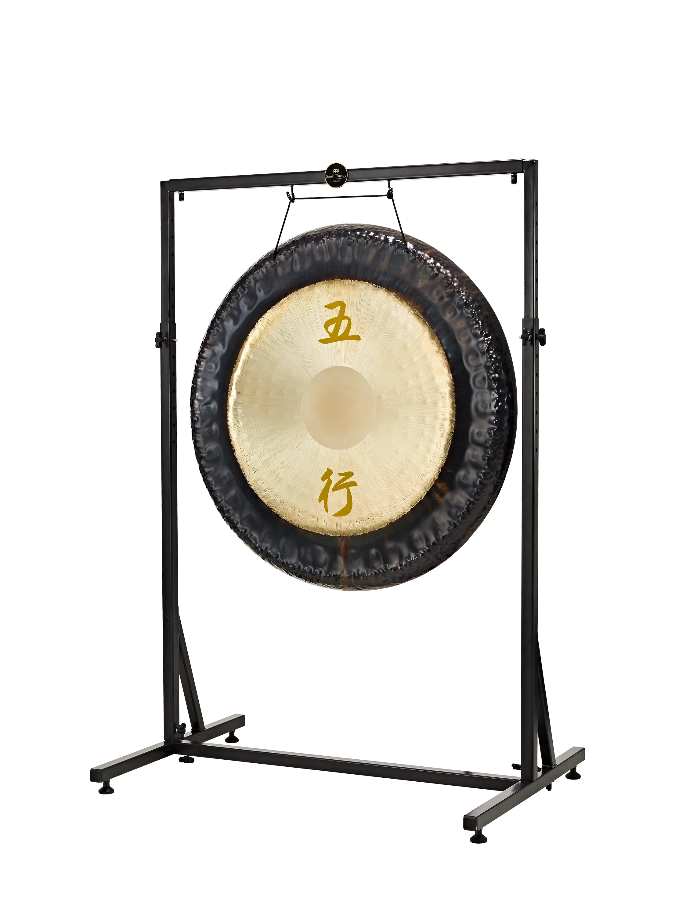Framed Gong Stand, Up to 40", Black Powder-Coated Steel Utah Energy Healing Center