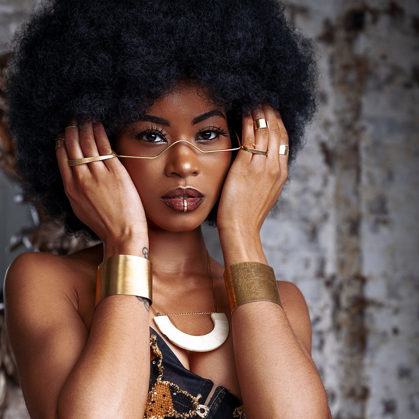 Nala Lip Cuff Adorned In Taji