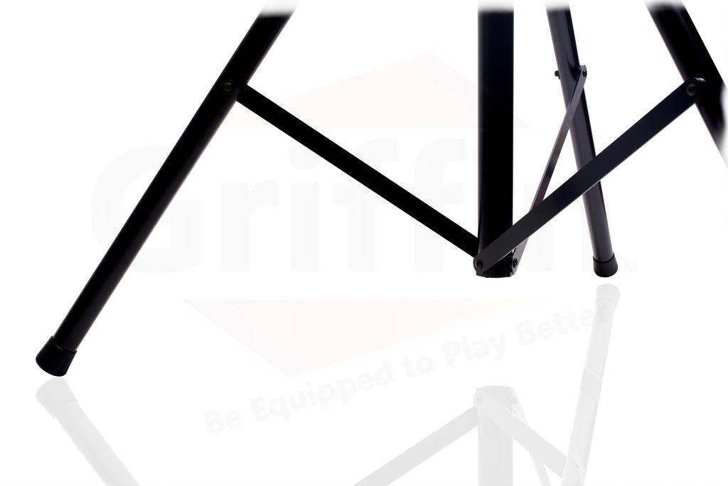 Light Truss Stand System by GRIFFIN - I-Beam Trussing Set & DJ Booth Platform Kit - Hanging Mount Lighting Package for Music Gear, PA Speakers GeekStands.com
