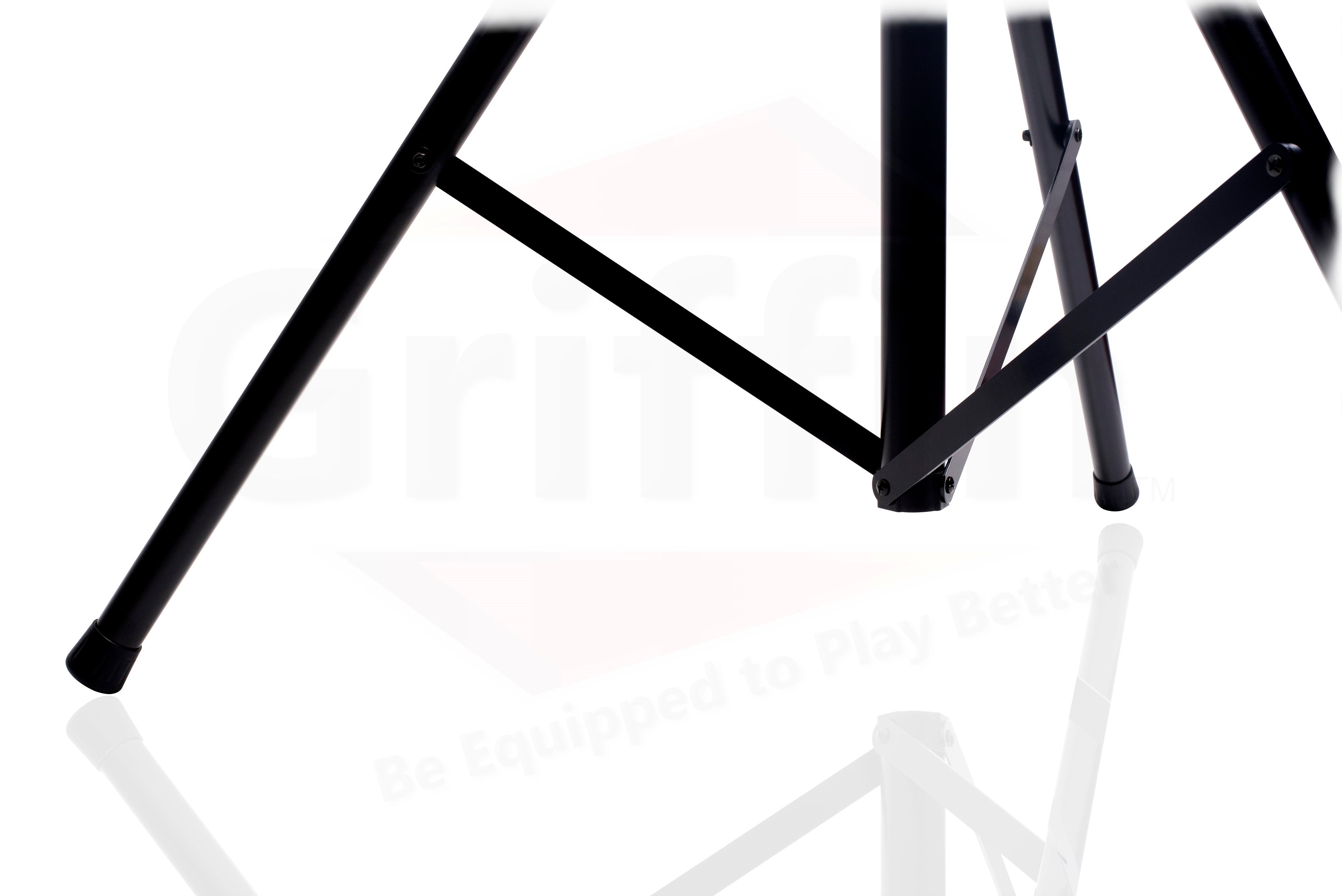 Light Truss Stand System by GRIFFIN - I-Beam Trussing Set & DJ Booth Platform Kit - Hanging Mount Lighting Package for Music Gear, PA Speakers GeekStands.com