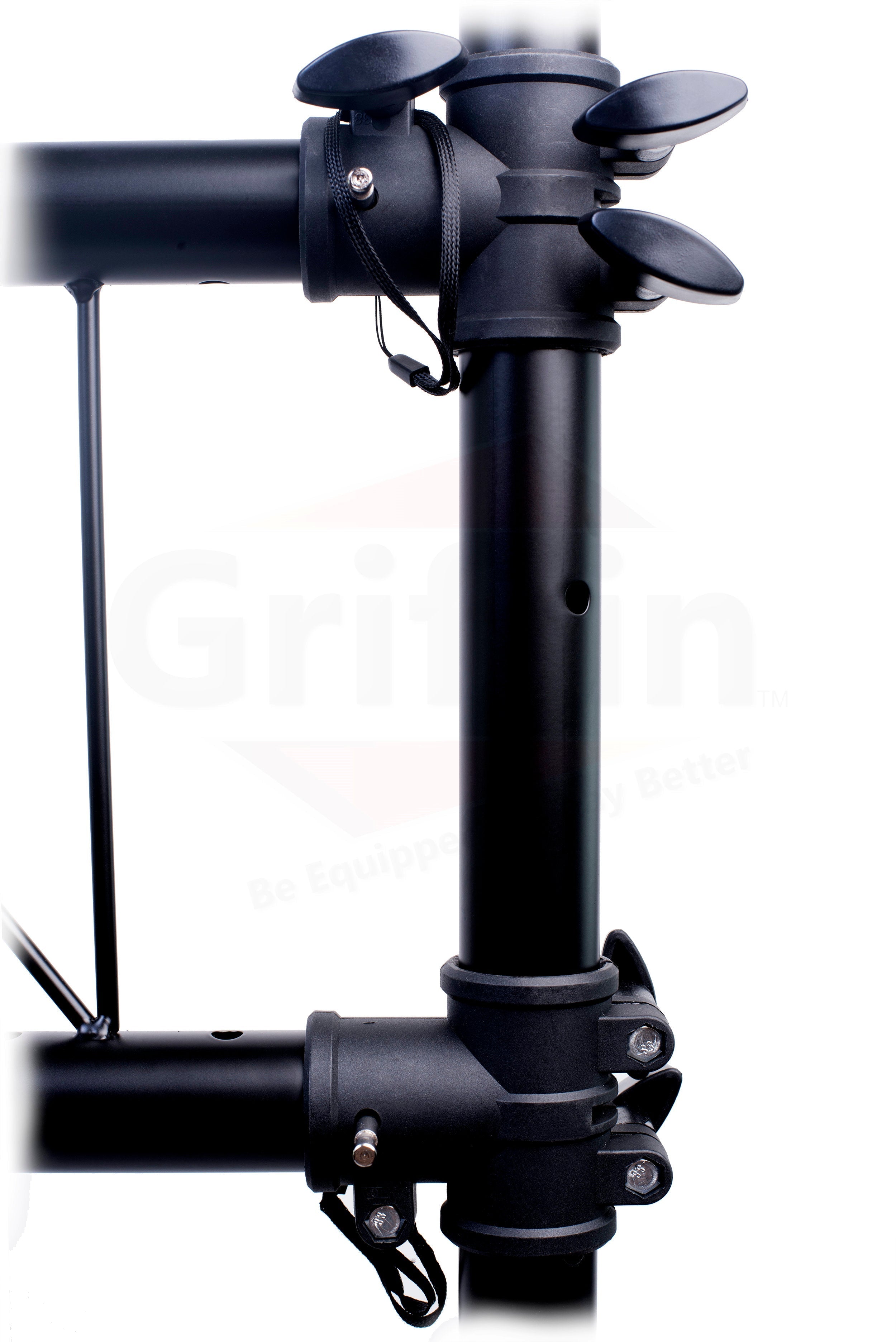 Light Truss Stand System by GRIFFIN - I-Beam Trussing Set & DJ Booth Platform Kit - Hanging Mount Lighting Package for Music Gear, PA Speakers GeekStands.com