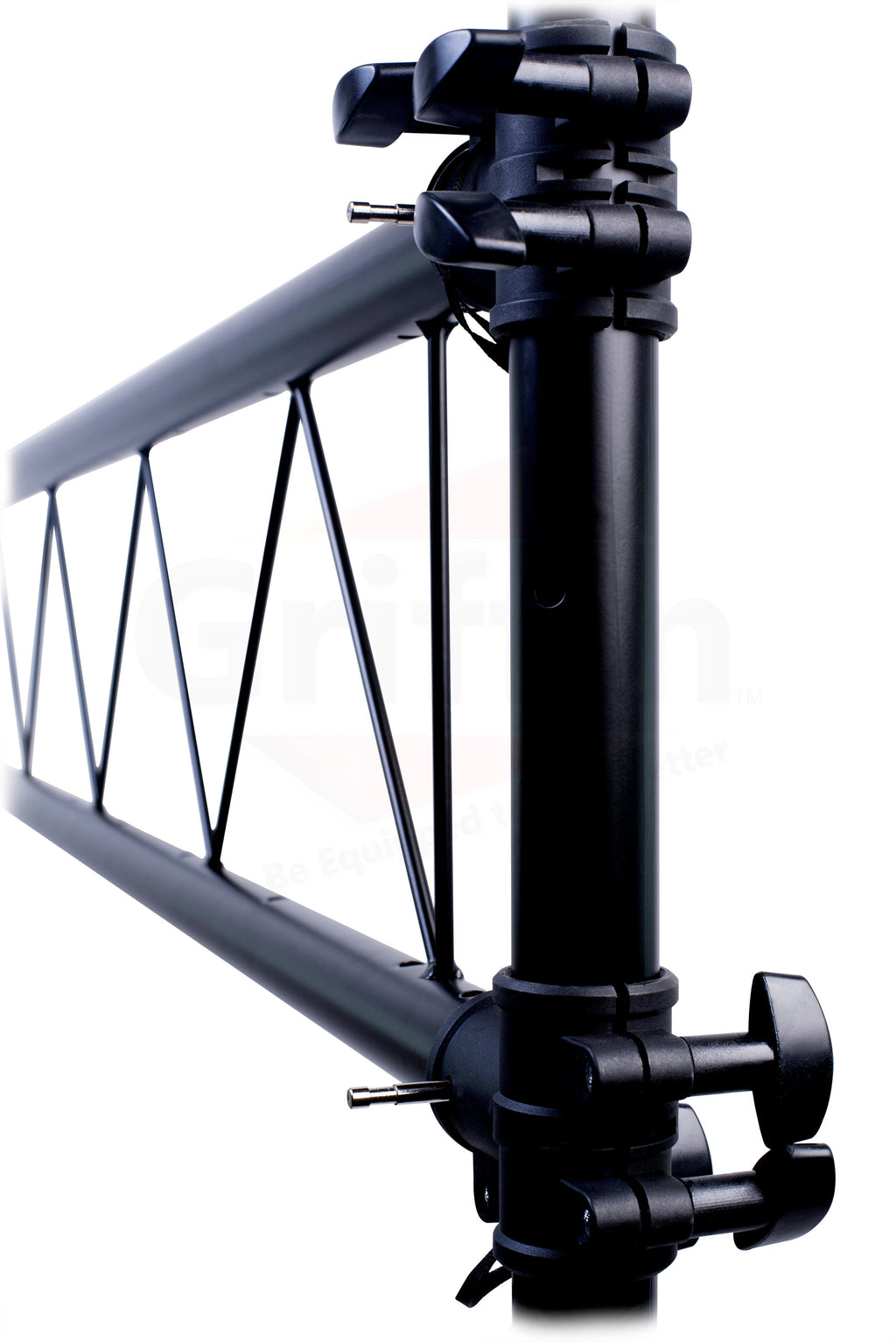 Light Truss Stand System by GRIFFIN - I-Beam Trussing Set & DJ Booth Platform Kit - Hanging Mount Lighting Package for Music Gear, PA Speakers GeekStands.com