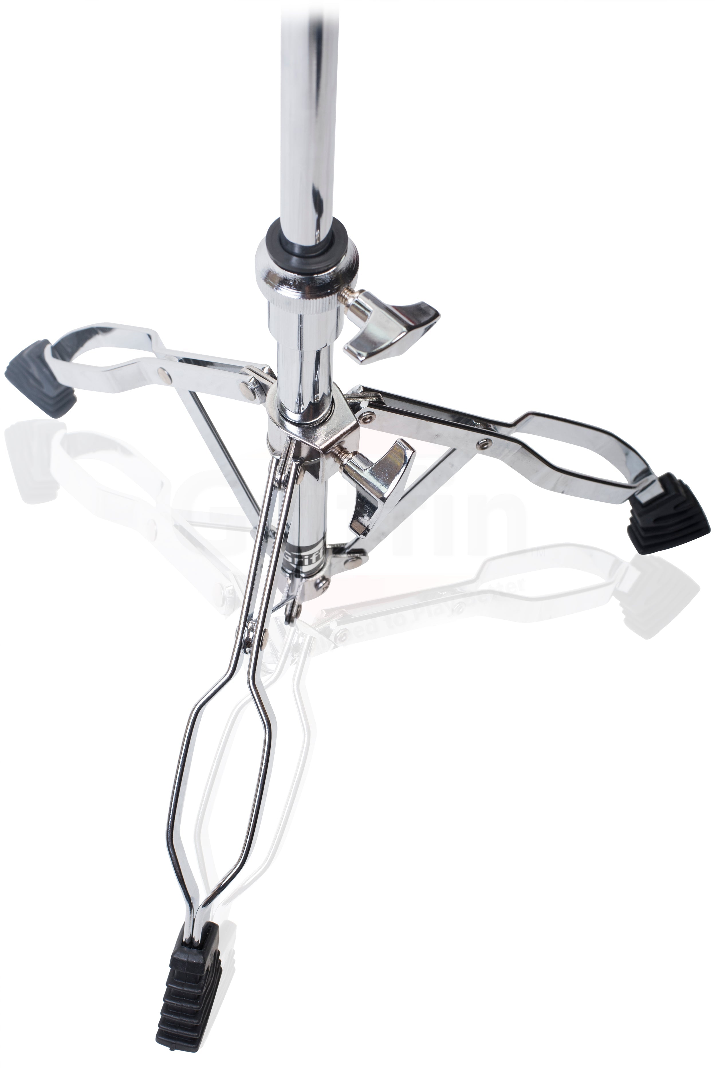 2-PACK Snare Drum Stand by GRIFFIN | Chrome Double Braced, Light Weight Mount for Standard Snares, Tom Drums & Practice Pad | Slip-Proof Gear Tilter & Clamp Style Basket Holder Percussion Hardware Kit GeekStands.com