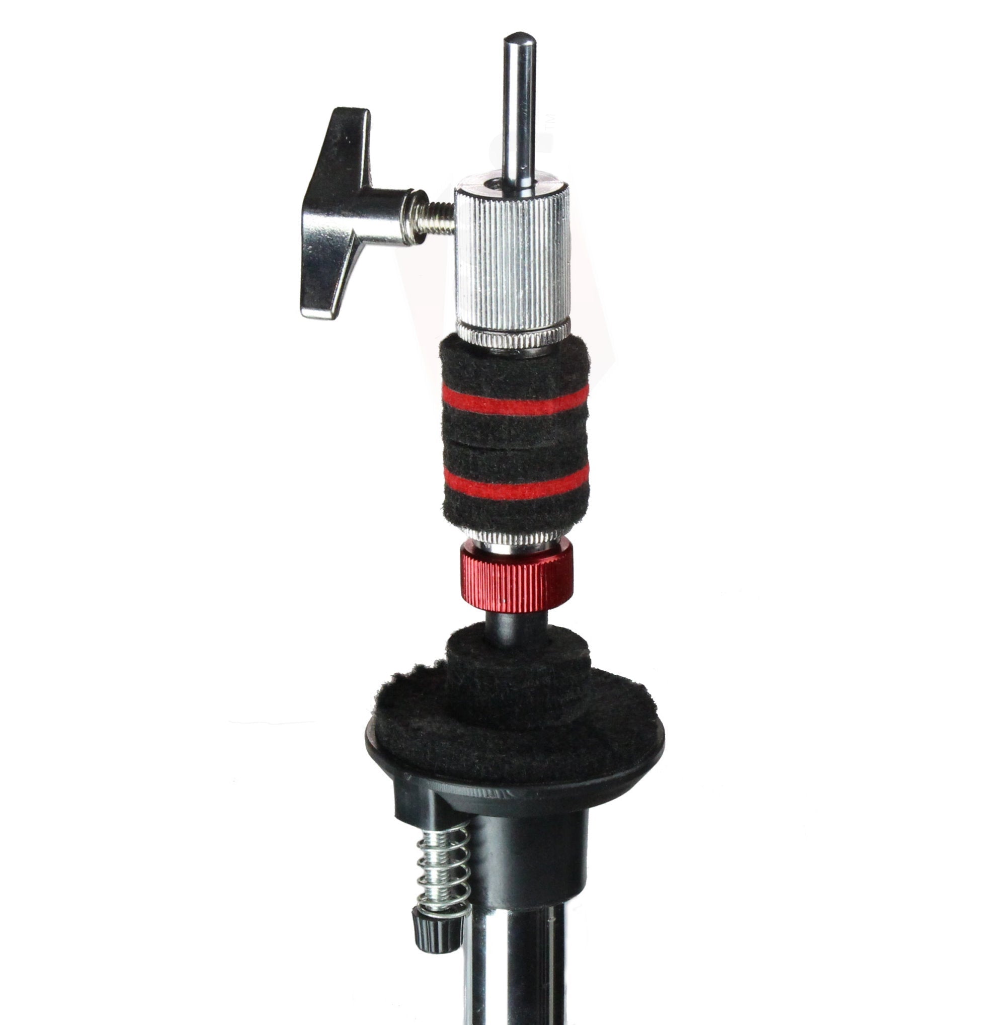 Hi-Hat Stand by GRIFFIN - Deluxe Hi Hat Cymbal Pedal With Drum Key - HiHat Mount with Chrome Double Braced Hardware Accessory Set - Adjustable Holder GeekStands.com