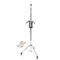 Double Tom Drum Stand with Cymbal Arm by GRIFFIN - Drummers Percussion Set Hardware with Dual Drum Mounts - Tom Holder with Double Braced Legs GeekStands.com