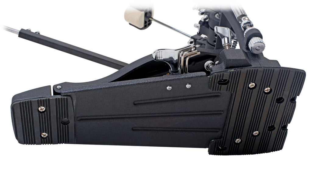 Double Kick Drum Pedal for Bass Drum by GRIFFIN - Deluxe Twin Set Foot Pedal - Quad Sided Beater Heads - Dual Pedal Two Chain Drive Hardware GeekStands.com