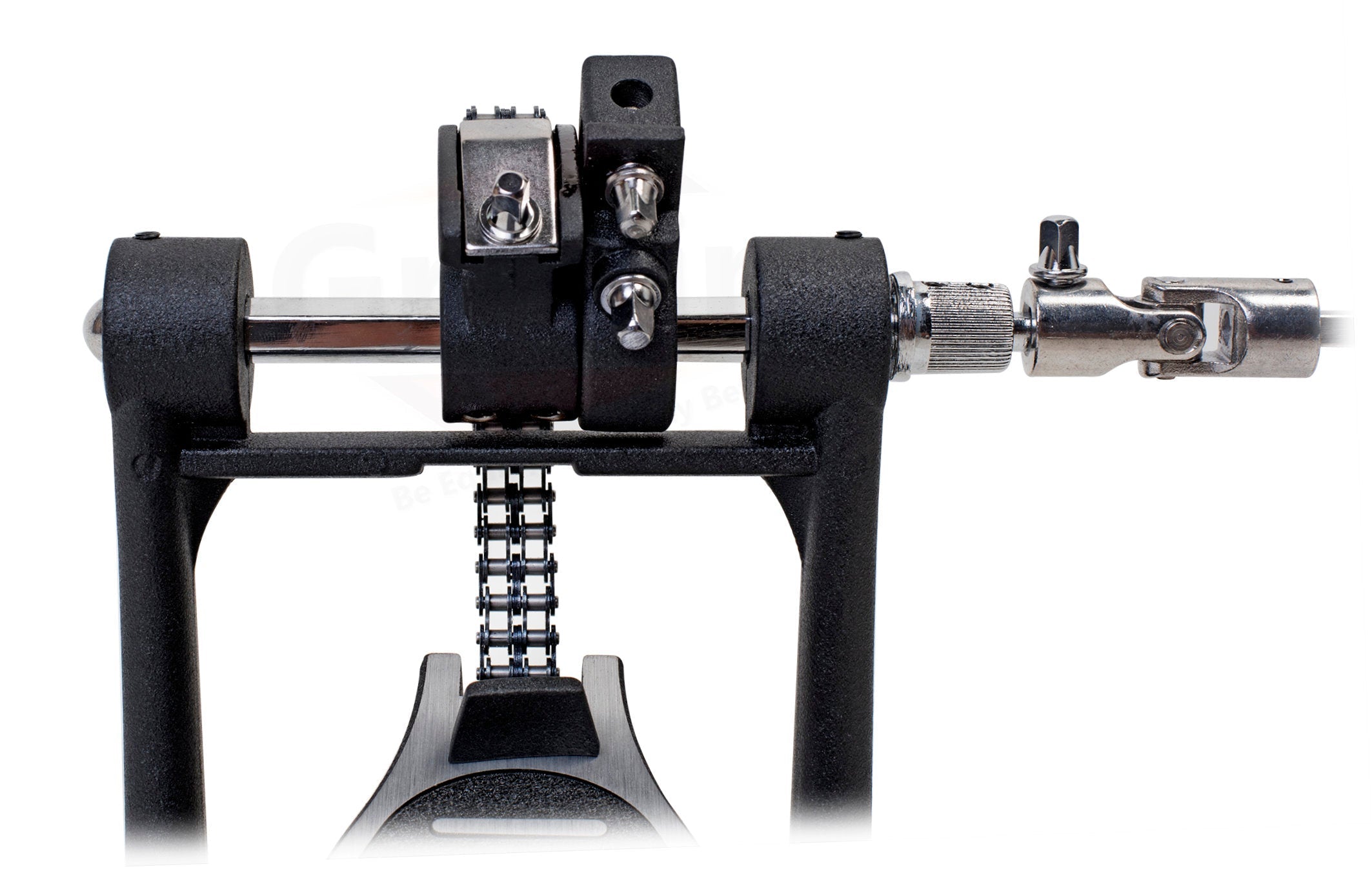 Double Kick Drum Pedal for Bass Drum by GRIFFIN - Deluxe Twin Set Foot Pedal - Quad Sided Beater Heads - Dual Pedal Two Chain Drive Hardware GeekStands.com