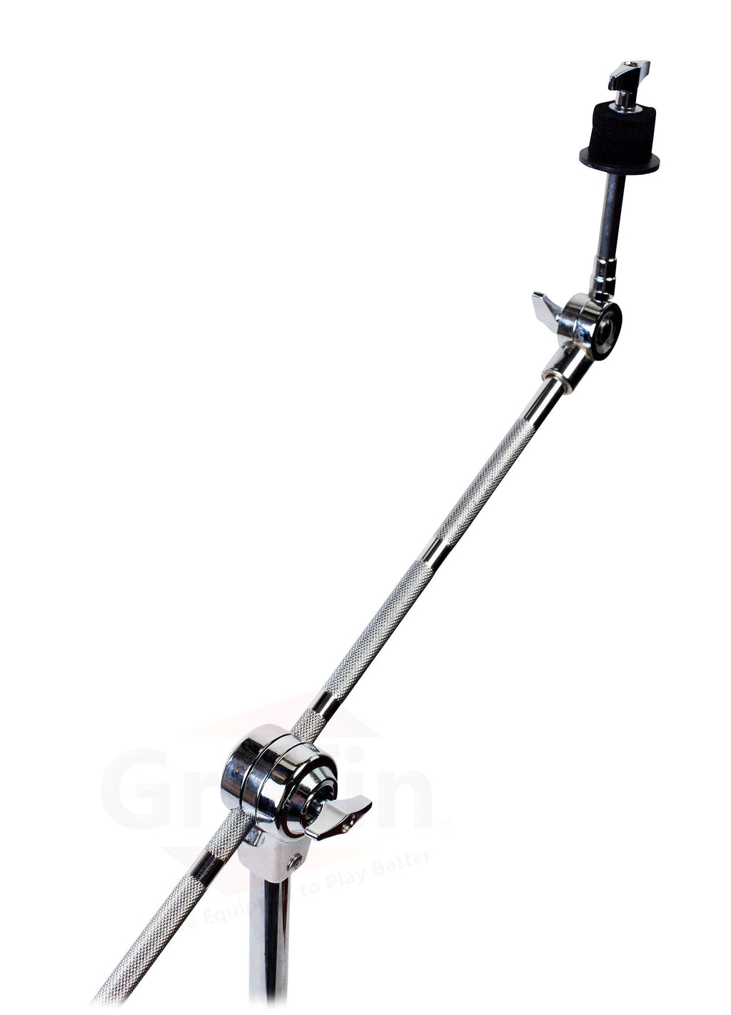 Cymbal Boom Stand & Straight Cymbal Stand Combo (Pack of 2) by GRIFFIN | Percussion Drum Hardware Set for Mounting & Holding Crash, Ride, Splash Cymbals | Arm Counterweight Adapter Kit & Double Braced GeekStands.com