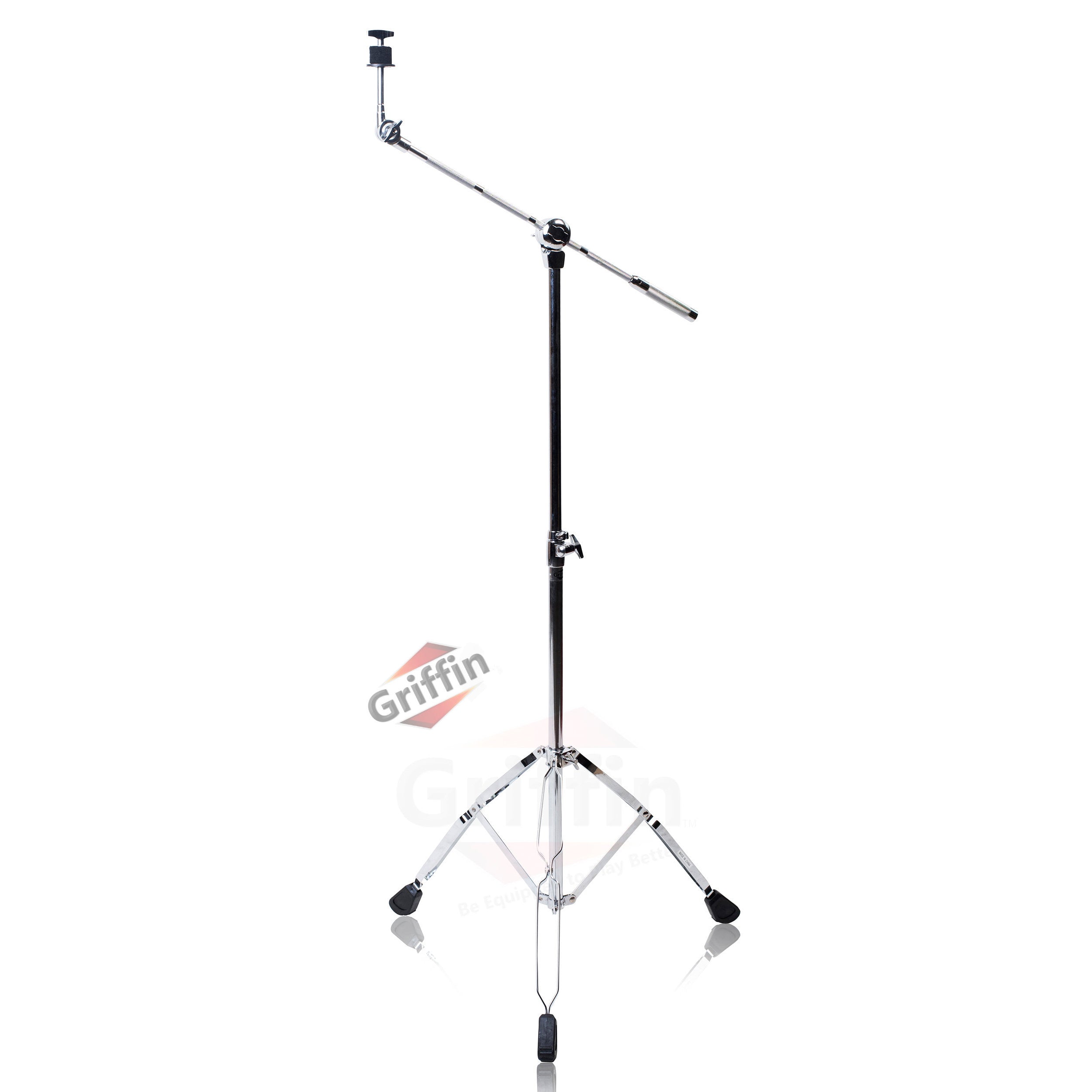Drum Hardware Pack Complete 6 Piece Set by GRIFFIN - Full Size Percussion Stand Kit with Snare, Hi-Hat, Cymbal Boom, Throne Stool & Single Kick Pedal GeekStands.com