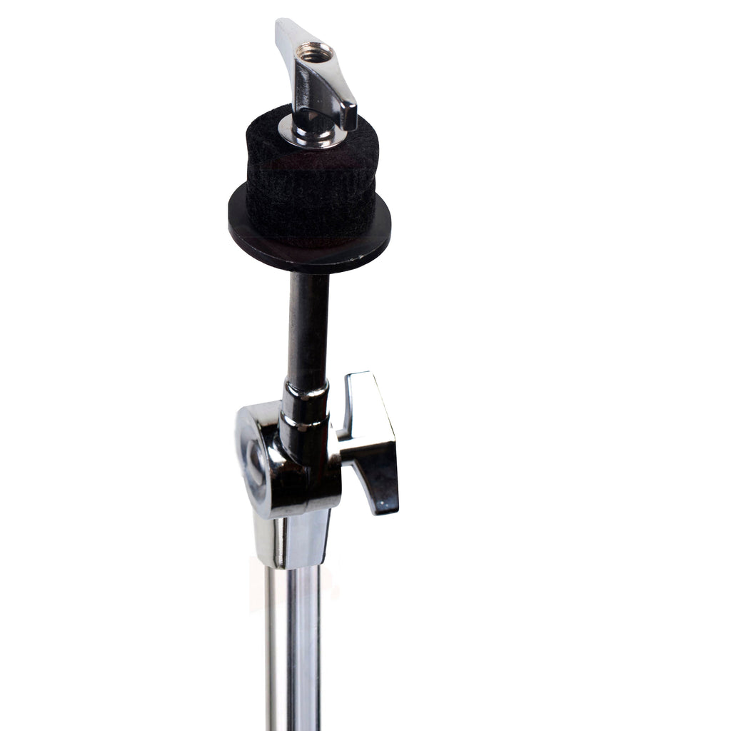 Straight Cymbal Stand by GRIFFIN | Deluxe Percussion Drum Hardware Set for Mounting Medium-Duty Crash, Ride & Splash Cymbals | Double Braced Legs, Slip-Proof Gear Holder | Light for Mobile Drummers GeekStands.com