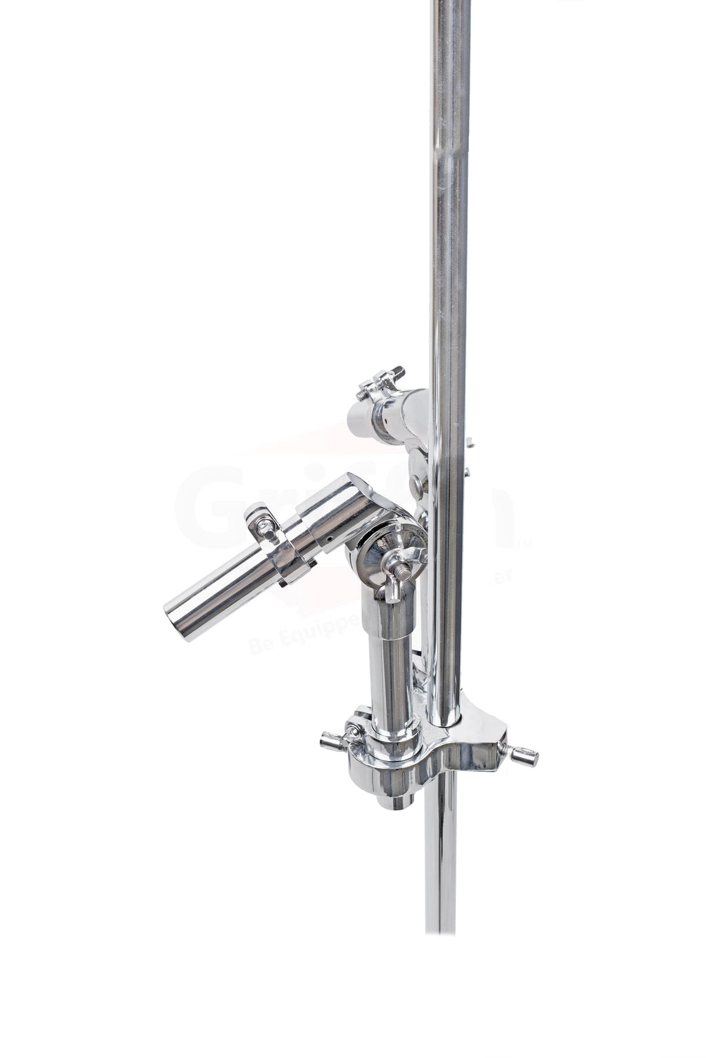 Double Tom Drum Stand with Cymbal Arm by GRIFFIN - Drummers Percussion Set Hardware with Dual Drum Mounts - Tom Holder with Double Braced Legs GeekStands.com