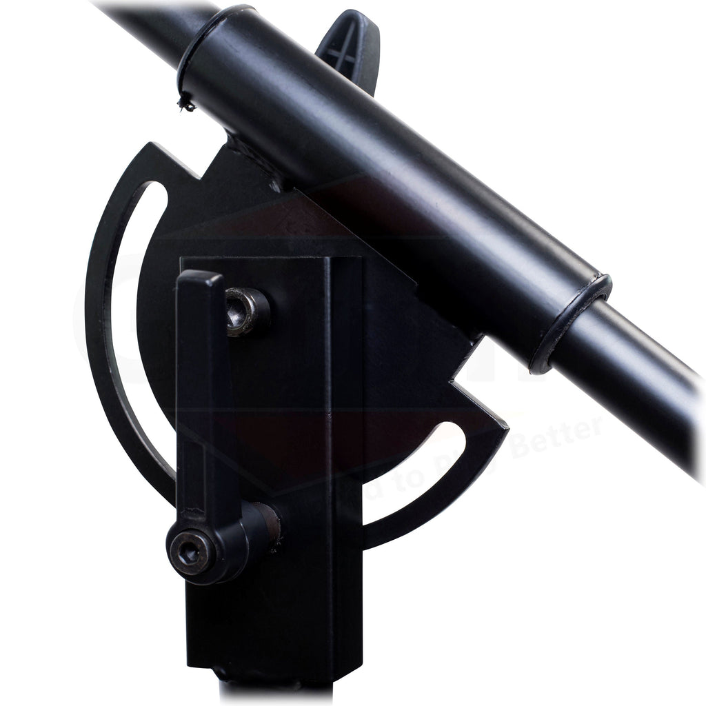 GRIFFIN Professional Studio Microphone Boom Stand with Casters - Extended Height Recording Mic Holder Tripod on Wheels - Tall Telescoping Arm Mount GeekStands.com