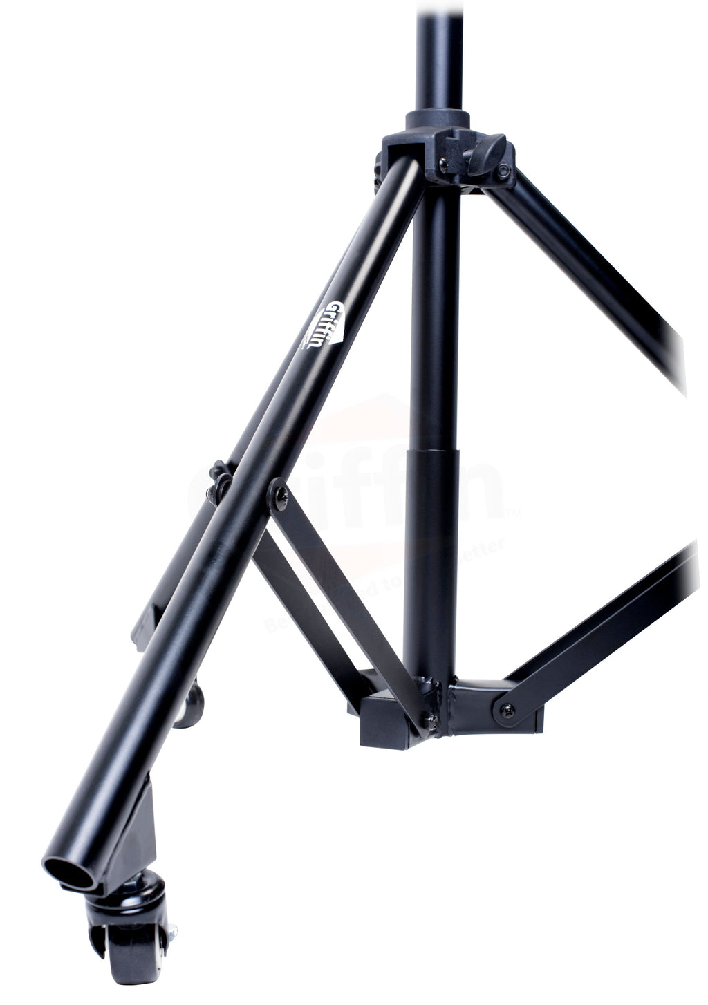 GRIFFIN Professional Studio Microphone Boom Stand with Casters - Extended Height Recording Mic Holder Tripod on Wheels - Tall Telescoping Arm Mount GeekStands.com
