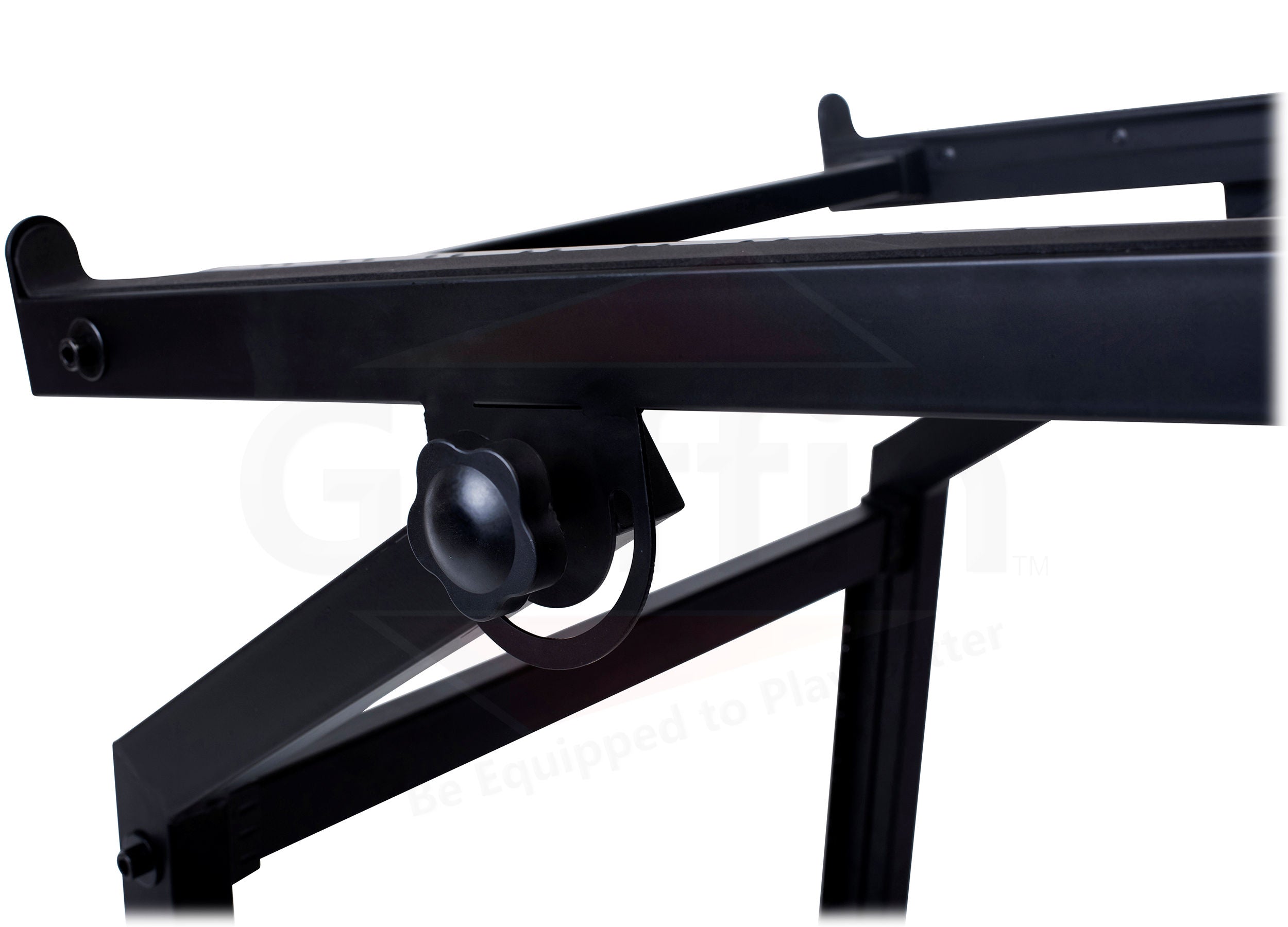 Rack Mount Rolling Stand & Adjustable Mixer Platform Rails by GRIFFIN - 19U Cart Holder for Music Studio Booth Pro Audio Recording Cabinet Equipment GeekStands.com