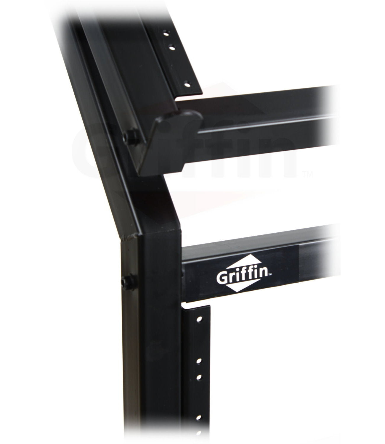 Rack Mount Rolling Stand & Adjustable Mixer Platform Rails by GRIFFIN - 19U Cart Holder for Music Studio Booth Pro Audio Recording Cabinet Equipment GeekStands.com
