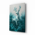 Mint Deer Glass Wall Art || Designer Collection Insigneart USA